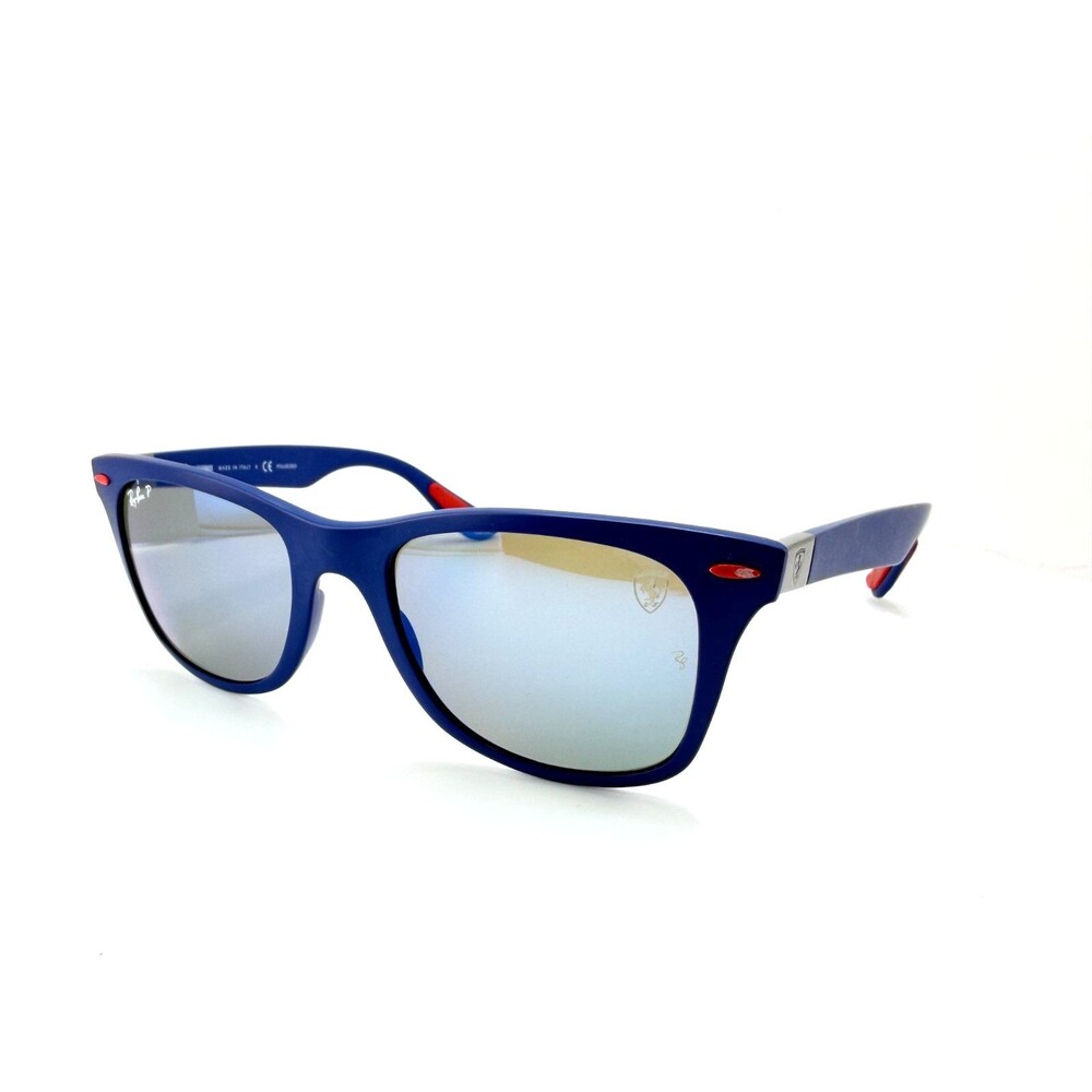 Ray-Ban RB4195M Scuderia Ferrari Liteforce Polarized Blue Sunglasses